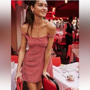 NWT Free People Berry Kiss Mini Dress Size small